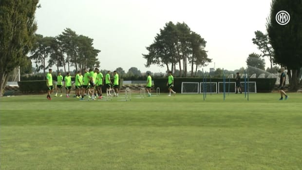 Inter's last training ahead of Real Madrid clash